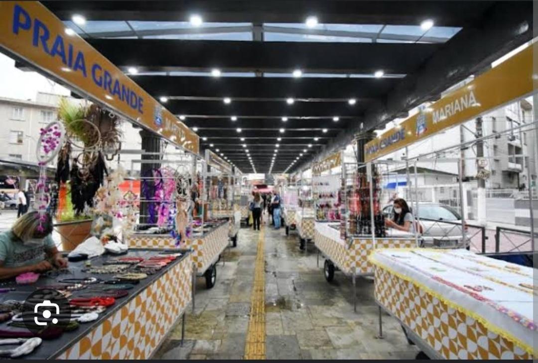 Ape Privilegiado No Centro Da Ocian E A 150M Da Praia E Feirinha, Com Wi-Fi E Garagem ! Praia Grande  Exterior foto