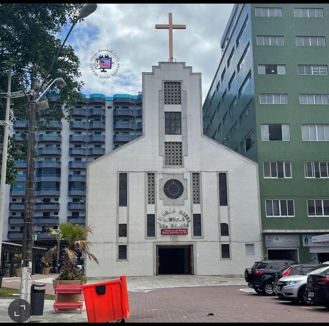 Ape Privilegiado No Centro Da Ocian E A 150M Da Praia E Feirinha, Com Wi-Fi E Garagem ! Praia Grande  Exterior foto