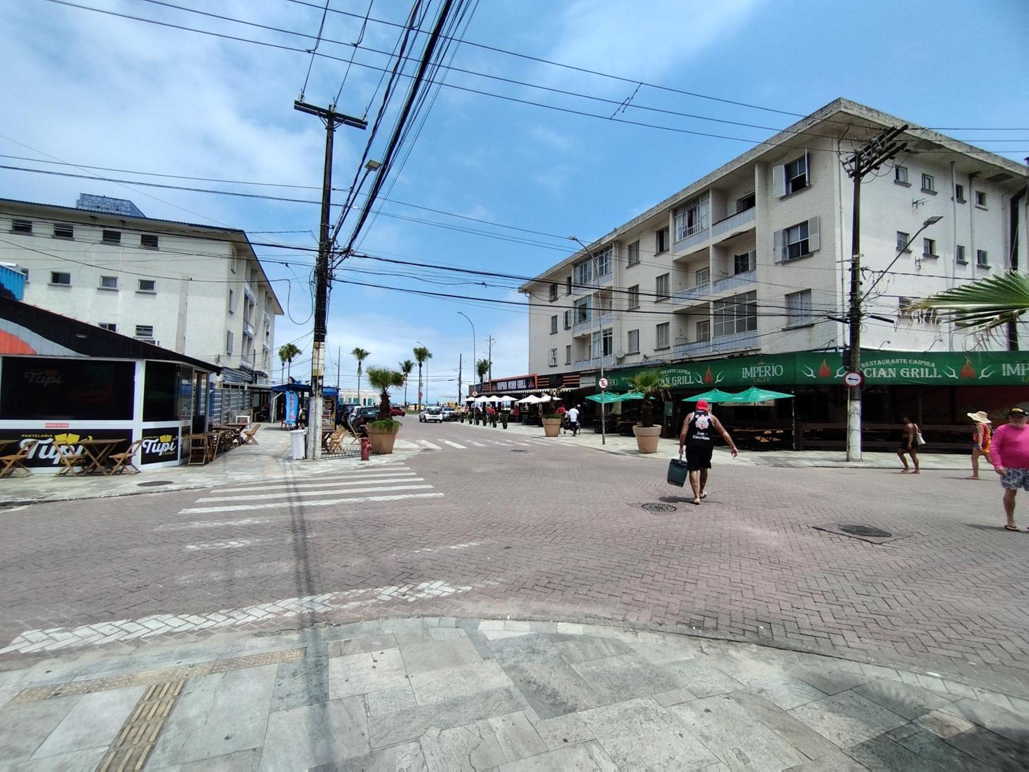 Ape Privilegiado No Centro Da Ocian E A 150M Da Praia E Feirinha, Com Wi-Fi E Garagem ! Praia Grande  Exterior foto